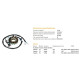 СТАТОР ОБМОТКИ ГЕНЕРАТОРА DZE YAMAHA XV 250 VIRAGO '95-07, XV 250 V-STAR '08-20, XV 125 VIRAGO '97, (OEM 3DM-81410-00)