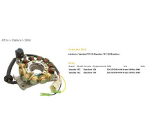 СТАТОР ОБМОТКИ ГЕНЕРАТОРА DZE YAMAHA YFZ 350 BANSHEE 95-06 КОМПЛЕКТ (OEM-3GG-85510-01-00, OEM-3GG-85510-00-00) (ESG870)