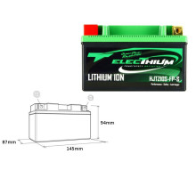 Electhium літій-іонна акумулятора з індикатором заряду hjtz10s-fp-s (145x87x94) (ytz10s) (вага 0,9 кг)