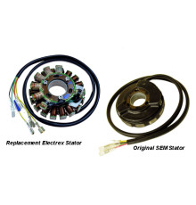ELECTREX КОТУШКА ГЕНЕРАТОРА (СТАТОР) З ЛІХТАМИ KTM 400/600/620 '83-'99(LC4), HUSABERG ДО '99, HUSQVARNA TE410/510