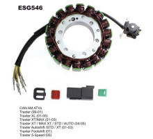 ОБМОТКА ГЕНЕРАТОРА ELECTROSPORT (СТАТОР) CAM AM TRAXTER 500 (99-05) (420296321)