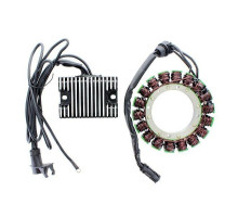 ОБМОТКА ГЕНЕРАТОРА ELECTROSPORT (СТАТОР) HARLEY DAVIDSON XL SPORTSTER 883/1200 (85-91) HIGHPOWER (3 ФАЗИ + РЕГУЛЯТОР НАПРУГИ В КОМПЛЕКТІ)