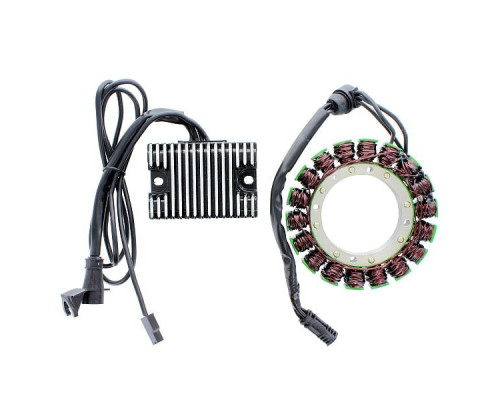 ОБМОТКА ГЕНЕРАТОРА ELECTROSPORT (СТАТОР) HARLEY DAVIDSON XL SPORTSTER 883/1200 (92-93) HIGHPOWER (3 ФАЗИ + РЕГУЛЯТОР НАПРУГИ ESR855 В КОМПЛЕКТІ)