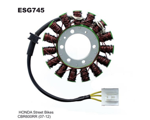 ОБМОТКА ГЕНЕРАТОРА ELECTROSPORT (СТАТОР) HONDA CBR 600RR (07-12)