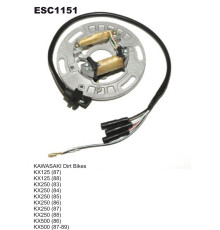 ОБМОТКА ГЕНЕРАТОРА ELECTROSPORT (СТАТОР) KAWASAKI KX 125 '87-'88, 250 '83-'88, 500 '86-'88