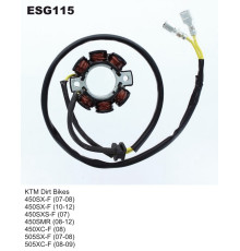 ОБМОТКА ГЕНЕРАТОРА ELECTROSPORT (СТАТОР) KTM SXF 450 '07-'12, SXF 505 '07-'08, XCF 505 '08-'09