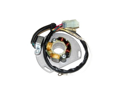 ELECTROSPORT ГЕНЕРАТОР КОТУШКА (СТАТОР) З ЛІХТОМ KTM 125/200/250/300 EXC/SX/XC 06- (50W) В КОМПЛЕКТІ З ПЛАСТИНОЮ ТА ІМПУЛЬСОРОМ