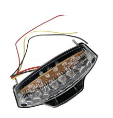 Задня лампа far led (біле скло) (ширина 110 мм)