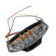 Задня лампа far led (біле скло) (ширина 110 мм)