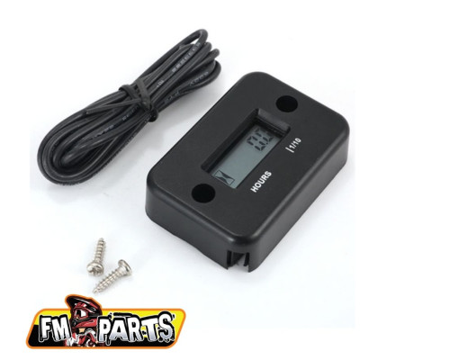 FM-PARTS ІНДУКТИВНИЙ ЛІЧИЛЬНИК ГОДИН ВОДОНЕПРОХОДНИЙ ЧОРНИЙ (EL)