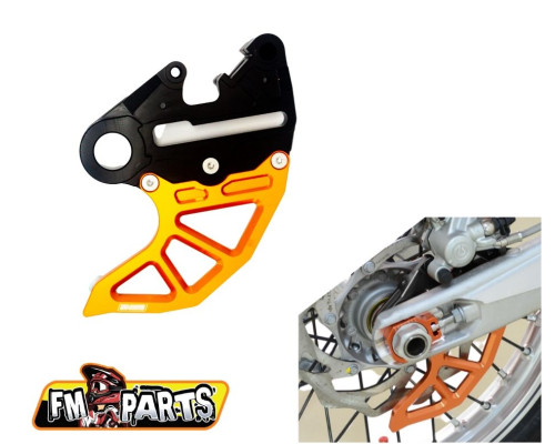 FM-PARTS АЛЮМІНІЄВА НАКЛАДКА ЗАДНЬОГО ГАЛЬМІВНОГО ДИСКА KTM '05-'23 КОЛІР ОРАНЖЕВИЙ