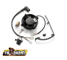 FM-PARTS КОМПЛЕКТ ВЕНТИЛЯТОРА РАДІАТОРА ПІДХОДИТЬ KTM / HUSQVARNA '08-'17 (З ТЕРМОВИМИКАЧОМ НА ШЛАНГУ)