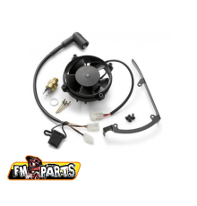 FM-PARTS КОМПЛЕКТ ВЕНТИЛЯТОРА РАДІАТОРА ПІДХОДИТЬ KTM / HUSQVARNA '08-'17 (З ТЕРМОВИМИКАЧОМ НА ШЛАНГУ)