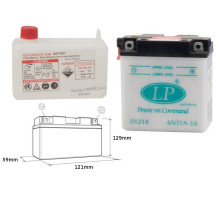 Батарея landport 6n11a-3a (md 6n11a-3a) 6v 11ah 120x60x128 (з електролітом) (4) ue2019/1148