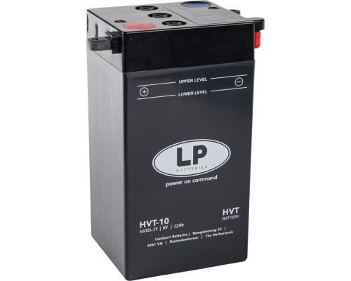 Батарея landport hvt-10 (mh hvt-10) 6v 22ah 115x100x214 heavy v-twin можна обслуговуватися - без електроліту