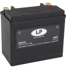 Батарея landport hvt-5 (mh hvt-5) 12v 22ah 173x98x154 heavy v-twin не обслуговується - заливається (підвищений круточний струм 325a) (лівий +) (2)