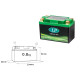 Landport lifepo4 lfp14 літій-іонна батарея (ml lfp14) (134x65x92) (ytz10s, ytz12s, ytz14s) (48 втг) (вага 800 г) (4)