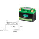 Landport lifepo4 літій-іонна батарея lfp7z (ml lfp7z) (107x56x85) (ytz7s, ytx7abs, yb9lb) (28,8 вт·год) (вага 600 г) (8)