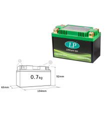 Літій-іонна батарея landport lifepo4 lfp9 (ml lfp9) (134x65x92) (ytx9bs, yt9b4, yt7b4, yt9bbs,yt7bbs) (36 вт·год) (вага 700 г) (4)