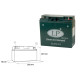 Landport аккумулятор sla12-22 (ms sla 12-22) 12v/22ah герметичний bmw (+4ah) 180x75x165 не обслуговується - залив (2)