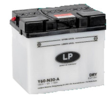 Батарея landport y60-n30-a (md l60-n30-a) 12v 30ah (184x130x170mm) (300a) можна обслуговуватися - електроліт окремо (2) ue2019/1148