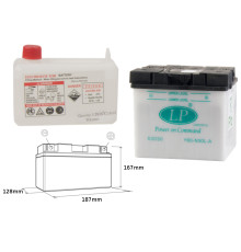 Батарея landport y60-n30l-a (md l60-n30l-a) 12v 30ah 187x130x170 (g60n30la) можна обслуговуватися - електроліт окремо (2) ue2019/1148