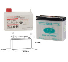 Батарея landport yb16al-a2 (md lb16al-a2) 12v 16ah 205x71x164 можна обслуговуватися - електроліт окремо (2) ue2019/1148
