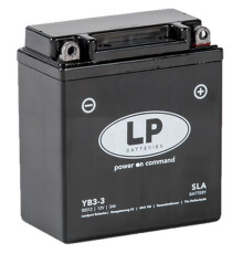 Батарея landport yb3-3 (ms lb3-3) (yb3l-a/b) 12v 3ah (98x56x110mm) sla не потрібна в обслуговуванні - залений (4)