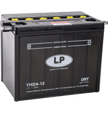 Батарея landport yhd4-12 (md lhd4-12) 12v 29ah (cca a/en 280) 205x132x165 можна обслуговуватися - електроліт окремо (4) ue2019/1148