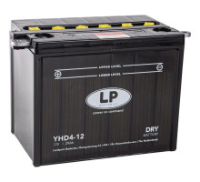 Батарея landport yhd4-12 (md lhd4-12) 12v 29ah (cca a/en 280) 205x132x165 можна обслуговуватися - електроліт окремо (4) ue2019/1148