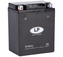 Батарея landport ytx14ah-4 (ms ltx14ah-4) (yb14-a2) 12v 14ah (134x89x166mm) (210a) sla не потрібно обслуговується - заливо (4)