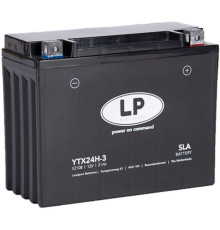 Батарея landport ytx24h-3 (ms ltx24h-3) 12v 21ah (205x85x162mm) (350a) sla не потрібно обслуговується - залито (2)