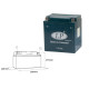 Акумулятор landport ytx30l (ms ltx30l) 12v 30ah 166x125x175 не обслуговується - залитий (2)