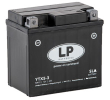 Акумулятор landport ytx5-3 (ms ltx5-3) (ytx5l-bs) 12v 4ah (113x70x105mm) sla не потребує обслуговування - затоплений (10)