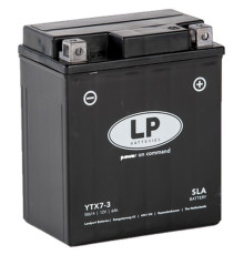 Батарея landport ytx7-3 (ms ltx7-3) (ytx7l-bs) 12v 6ah (113x70x130mm) sla не потрібно обслуговуватися - залито (8)