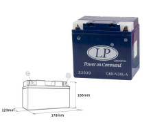Landport gel g60-n30l-a (mg l60-n30-3) 12v 30ah 187x130x170 не обслуговується - залив (2)