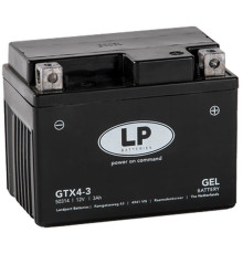 Landport гелевий акумулятор gtx4-3 (mg ltx4-3) (g12-4) 12v 4ah 114x71x86 не обслуговується - залитий (10) = g12-4 l
