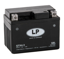 Landport гелевий акумулятор gtx4-3 (mg ltx4-3) (g12-4) 12v 4ah 114x71x86 не обслуговується - залитий (10) = g12-4 l