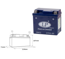 Landport gtx5-3 (mg ltx5-3) гелевий акумулятор 12v 4.5ah 114x71x107 не обслуговується - заливаний - заміняє gtx5lbs l (6)