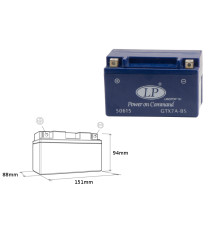 Landport gtx7a-4 (mg ltx7a-4) гелевий акумулятор 12v 7ah 151x88x94 не потребує обслуговування - заливаний - заміняє gtx7abs l (4)