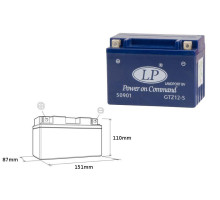 Landport гелевий акумулятор gtz12-s (mg ltz12-s) 12v 11ah 150x86x110 не обслуговується - залитий (6)