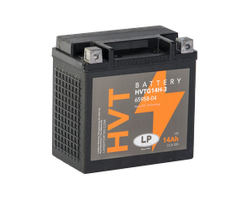 Гелевий акумулятор landport hvtg14-3 (mh hvtg14-3) 12v 14ah 149x87x144mm heavy v-twin не обслуговується - запитаний (підвищений круточний струм 220a) (правий +) (3) - заміняє ghd14h3 l (mg lhd14h-3)