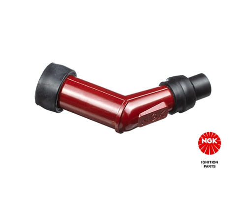 СВІЧКА ЗАПАЛЮВАННЯ NGK (№ 8376) КУТОВА (120) ЧЕРВОНА