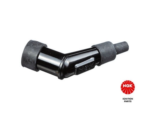 СВІЧКА ЗАПАЛЮВАННЯ NGK (№ 8453) ЕБОНІТОВИЙ КУТ (120) ЧОРНИЙ
