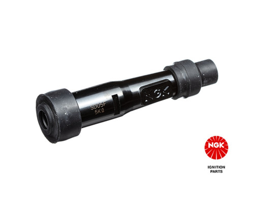 СВІЧКА ЗАПАЛЮВАННЯ NGK EBONITE (№ 8022) ПРЯМА (0) ЧОРНА, СИЛІКОН