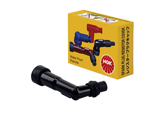 СВІЧКА ЗАПАЛЮВАННЯ NGK EBONITE ANGLED (102) ЧОРНА (№ 8072)