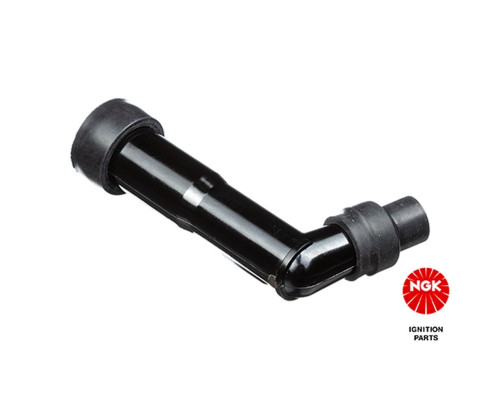 СВІЧКА ЗАПАЛЮВАННЯ NGK EBONITE ANGLED (102) ЧОРНА (№ 8072)