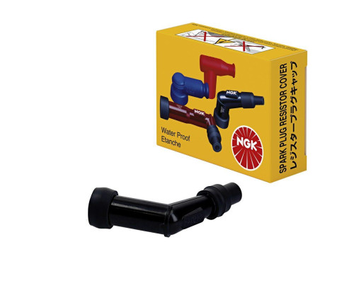 СВІЧКА ЗАПАЛЮВАННЯ NGK EBONITE ANGLED (120) ЧОРНА (№ 8032)