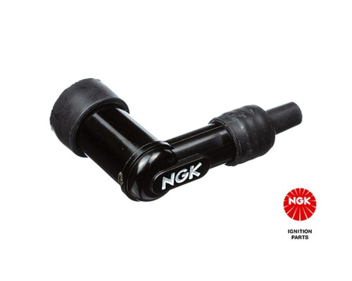 СВІЧКА ЗАПАЛЮВАННЯ NGK EBONITE ANGLED (90) ЧОРНА (№ 8031)