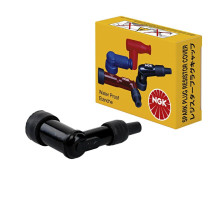СВІЧКА ЗАПАЛЮВАННЯ NGK EBONITE ANGLED (90) ЧОРНА (№ 8330)